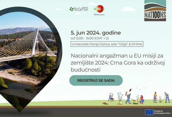 Poziv na događaj: "Nacionalni angažman u EU misiji za zemljište: Crna Gora ka održivoj budućnosti"