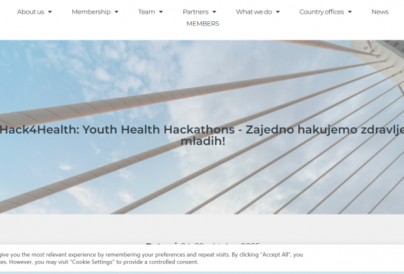 Hack4Health: Youth Health Hackathons - Zajedno hakujemo zdravlje mladih!