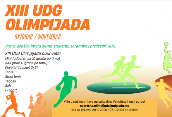 XIII UDG Olimpijada studenata